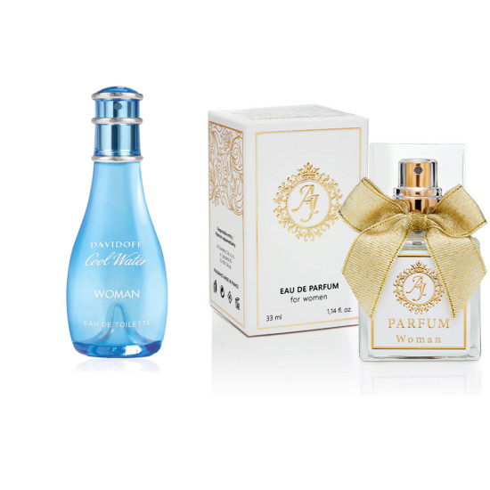 AJ Deluxe Nr152 kvepalai įkvėpti Davidoff - Cool Water Woman 2 ml EDP AJ Deluxe Moterims French Perfumes