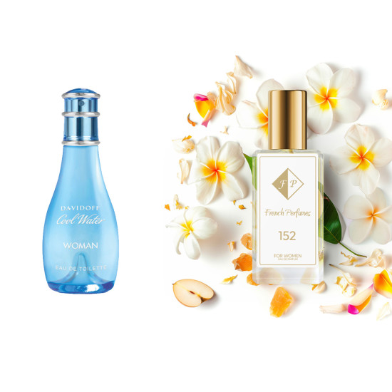 Nr152 kvepalai įkvėpti Davidoff - Cool Water Woman 104 ml EDP FP Moterims French Perfumes