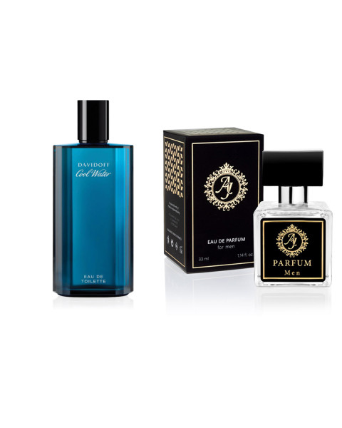 AJ Deluxe Nr201 kvepalai įkvėpti Davidoff - Cool Water Edt 2 ml