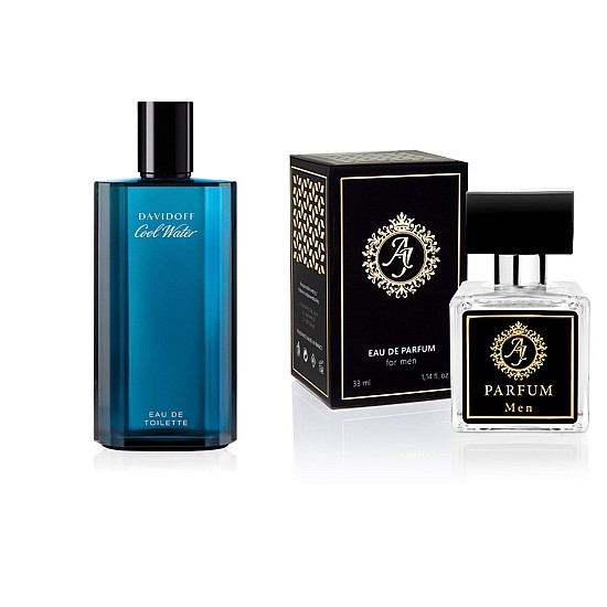 AJ Deluxe Nr201 parfüüm inspireeritud Davidoffist - Cool Water Edt 33 ml AJ Deluxe meestele French Perfumes