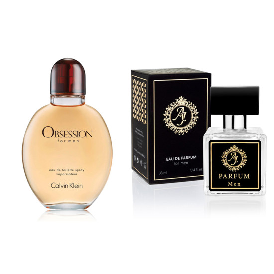 AJ Deluxe Nr203 kvepalai įkvėpti Calvin Klein - Obsession 100 ml AJ Deluxe Vyrams French Perfumes