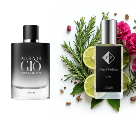 Nr329 kvepalai įkvėpti Giorgio Armani Acqua Di Gio Parfum 60 ml FP Vyrams French Perfumes