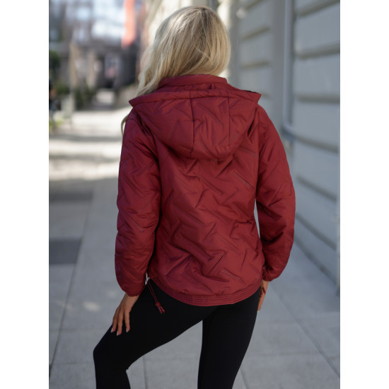 Naisten viininpunainen takki Lamir Takit