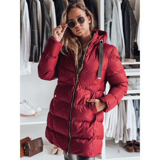 Moteriška žieminė bordo striukė Gabriel Striukės