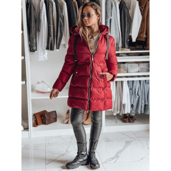 Moteriška žieminė bordo striukė Gabriel Striukės