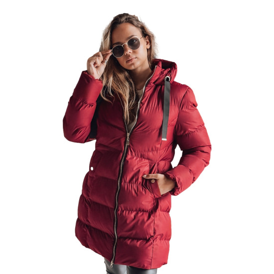 Moteriška žieminė bordo striukė Gabriel Striukės