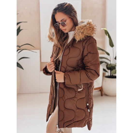 Moteriška žieminė ruda striukė Virel Moteriškos striukės