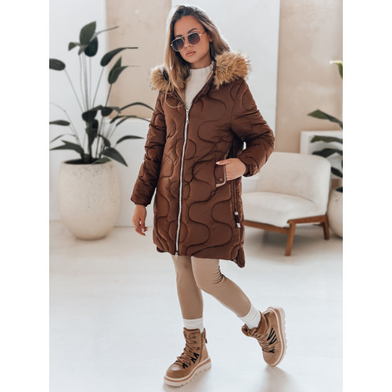 Moteriška žieminė ruda striukė Virel Moteriškos striukės