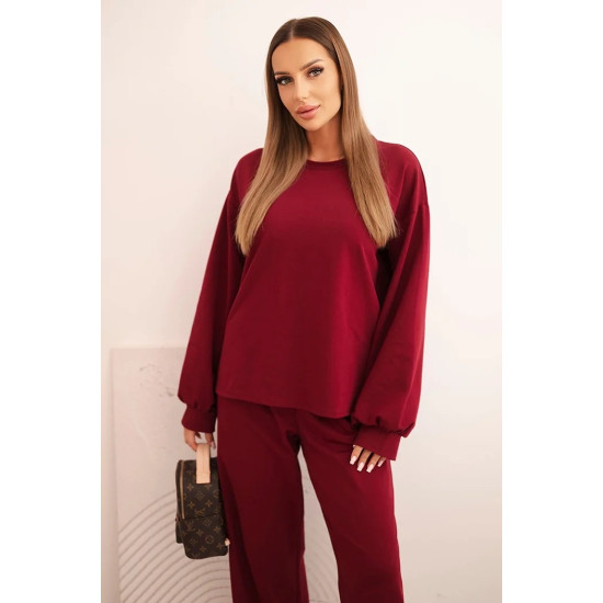 Moteriškas bordo komplektas Mondo Sportiniai kostiumai