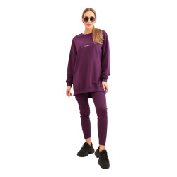 Moteriškas violetinis komplektas Minimal