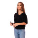 Moteriškas juodas megztinis Cloud