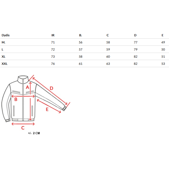 Vyriška ruda striukė su gobtuvu Jack Vyriškos Striukės ir Paltai