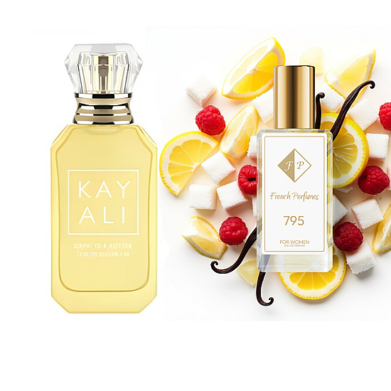 No795 smaržas, ko iedvesmoja Kayali - Capri in a Bottle Lemon Sugar 14 33 ml EDP FP sievietēm French Perfumes