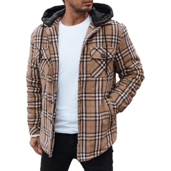 Vyriška ruda striukė su gobtuvu Jack Vyriškos Striukės ir Paltai