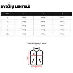 Vyriška juoda liemenė Corles