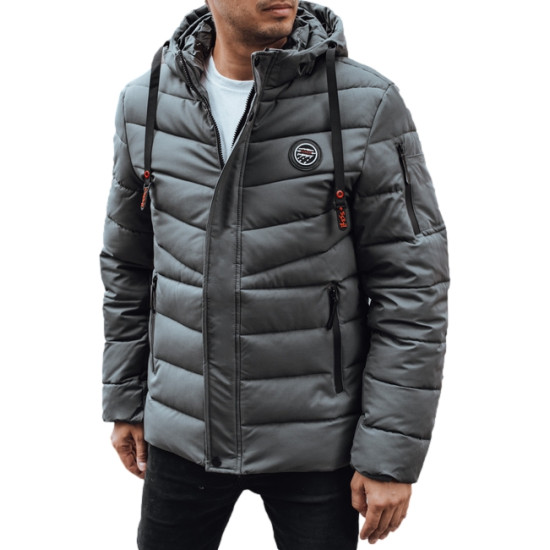 Vyriška tamsiai pilka žieminė striukė Daley Žieminės striukės