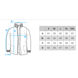 Vīriešu melna ziemas jaka Alf