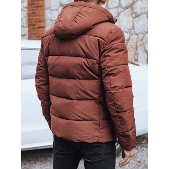Męska ciemnobrązowa kurtka zimowa Nevex Kurtki zimowe