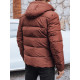 Męska ciemnobrązowa kurtka zimowa Nevex Kurtki zimowe
