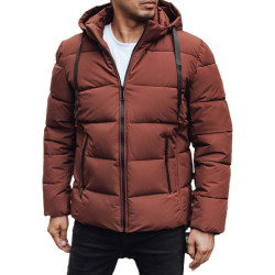 Men's dark brown winter jacket Nevex