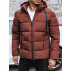 Męska ciemnobrązowa kurtka zimowa Nevex Kurtki zimowe