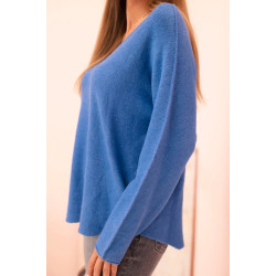 Women's blue cardigan Remo