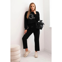 Women's black set Ring