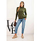Women's khaki jumper Eden Women's sweaters