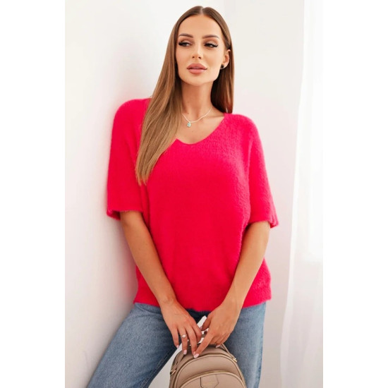 Jasnoróżowy sweter damski Cloud Swetry damskie