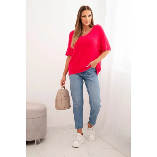 Jasnoróżowy sweter damski Cloud Swetry damskie