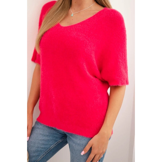 Jasnoróżowy sweter damski Cloud Swetry damskie