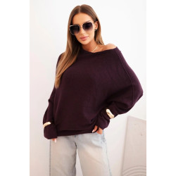 Moteriškas violetinis megztinis Anit