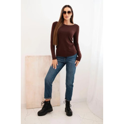 Women's brown cardigan Renat