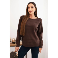 Women's dark brown jumper Dora
