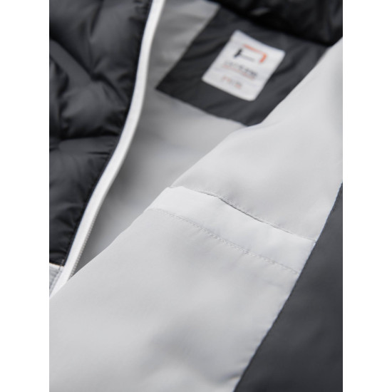 Vyriška žieminė tamsiai pilka striukė Flam Žieminės striukės