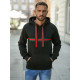 Men's black hooded jumper Glum Hooded jumpers