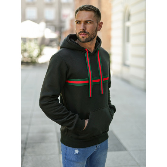 Men's black hooded jumper Glum Hooded jumpers