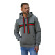 Men's grey hooded jumper Glum
