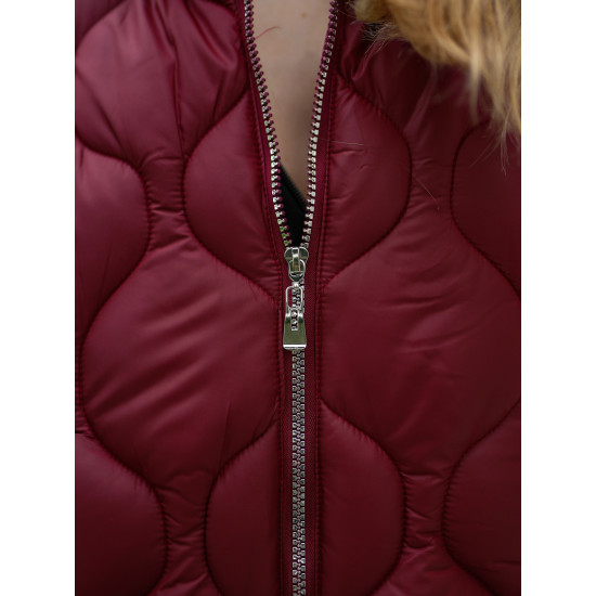 Moteriška bordo liemenė Lyra JS/5M3235/1 - Moterims Moteriška bordo liemenė Lyra Moteriškos liemenės
