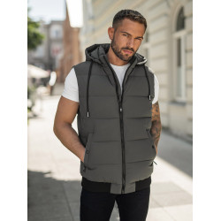 Miesten tummanharmaa Corles-liivi