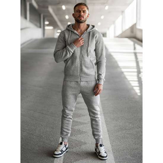 Pilkas vyriškas sportinis kostiumas Pazar Sportiniai kostiumai