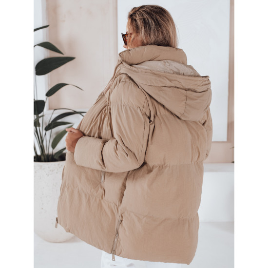 Moteriška dygsniuota rusva striukė Letis Moteriškos striukės