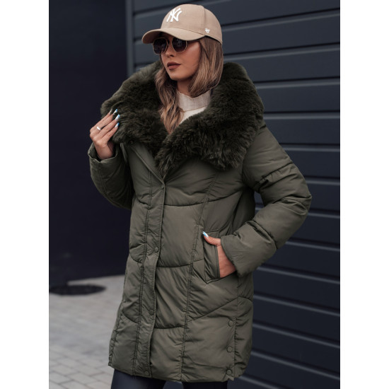 Moteriška žieminė chaki striukė Niki Moteriškos striukės