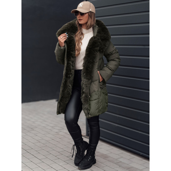 Moteriška žieminė chaki striukė Niki Moteriškos striukės