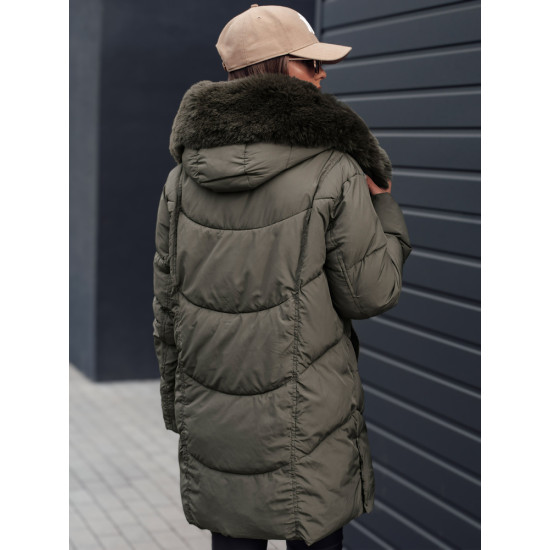 Moteriška žieminė chaki striukė Niki Moteriškos striukės