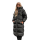 Sieviešu melns mētelis Izabel JS/5M3163/392Z - Sievietēm Sieviešu melns mētelis Izabel JS/5M3163/392Z
