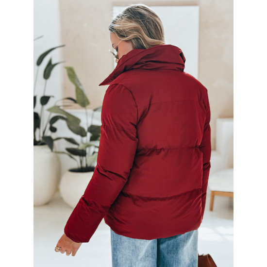 Moteriška žiemeinė bordo spalvos striukė Lari Moteriškos striukės