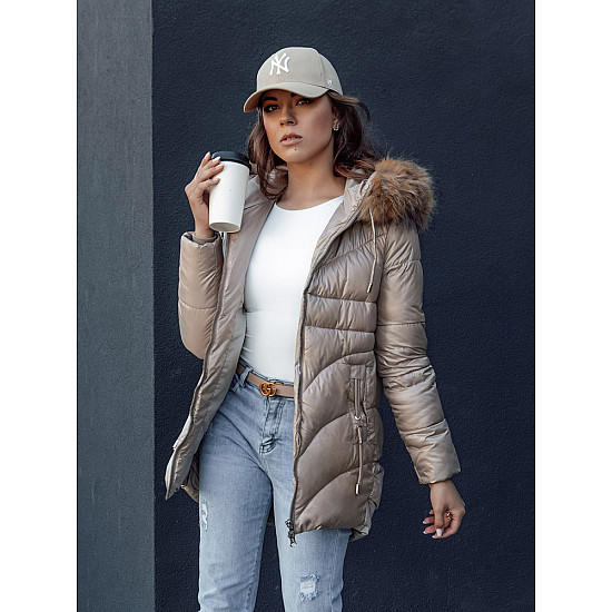 Moteriška žieminė rusva striukė Jessica Moteriškos striukės