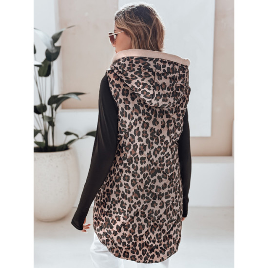 Moteriška rusva leopardo rašto liemenė Elmera TY5029 - Moterims Moteriška rusva leopardo rašto liemenė Elmera Moteriškos liemenės