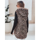 Moteriška rusva leopardo rašto liemenė Elmera TY5029 - Moterims Moteriška rusva leopardo rašto liemenė Elmera Moteriškos liemenės